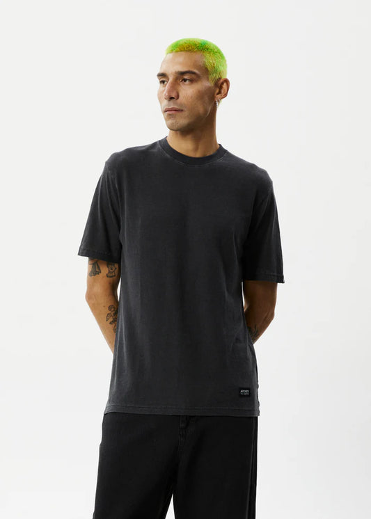 Classic - Hemp Retro T-Shirt - Stone Black