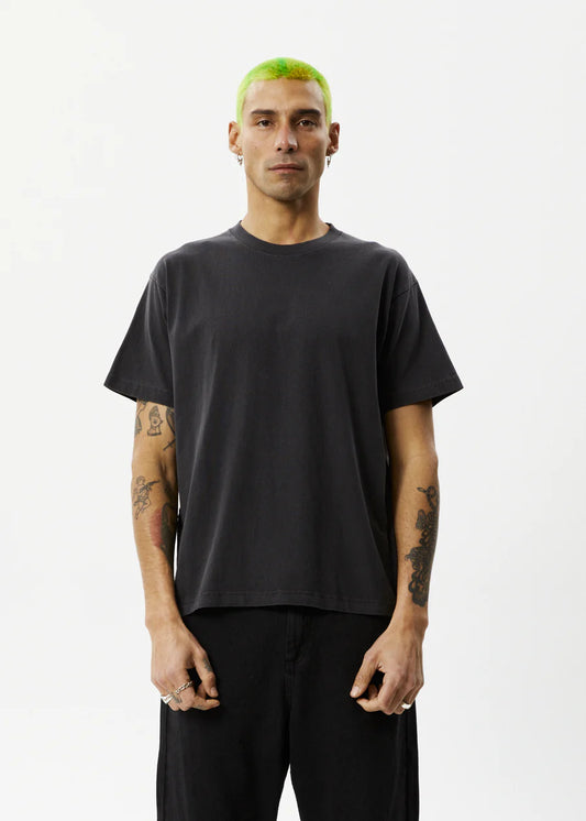 Genesis - Recycled Boxy Fit Tee - Stone Black