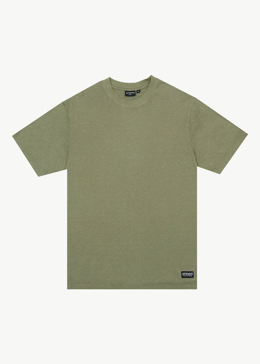 Classic Retro Tee - Oil Green