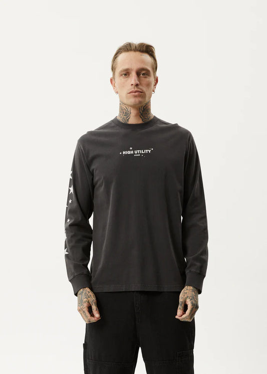 High Utility - Long Sleeve T-Shirt - Stone Black