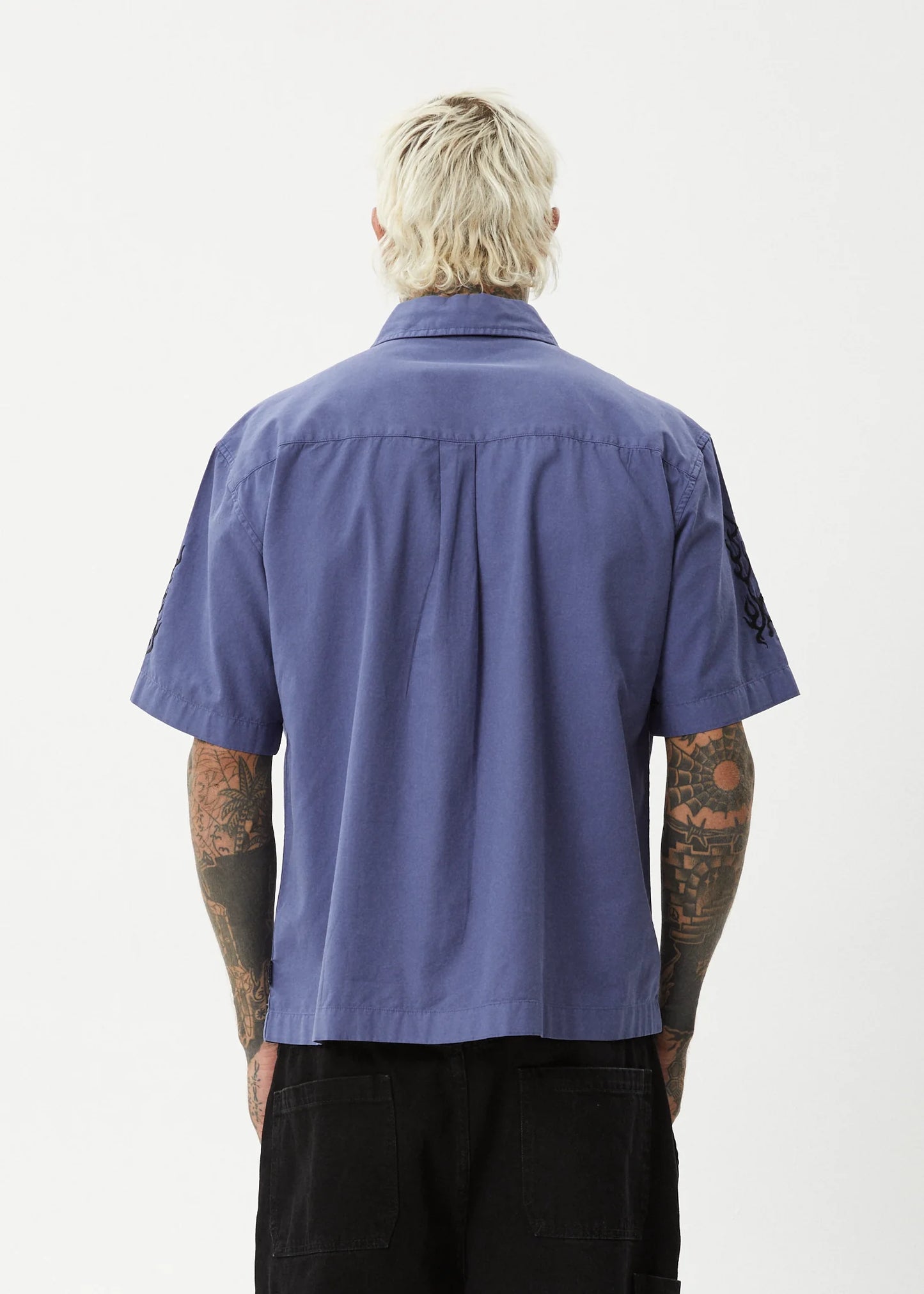 Scorched Short Sleeve Shirt - Marlin