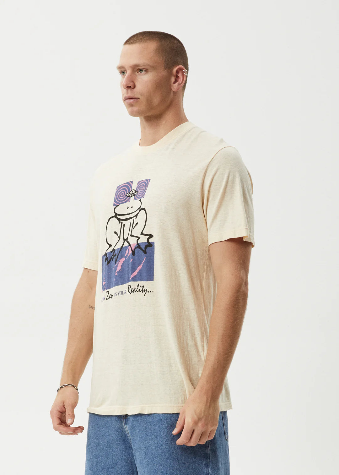 Zen Feeling Retro Fit Tee - Sand