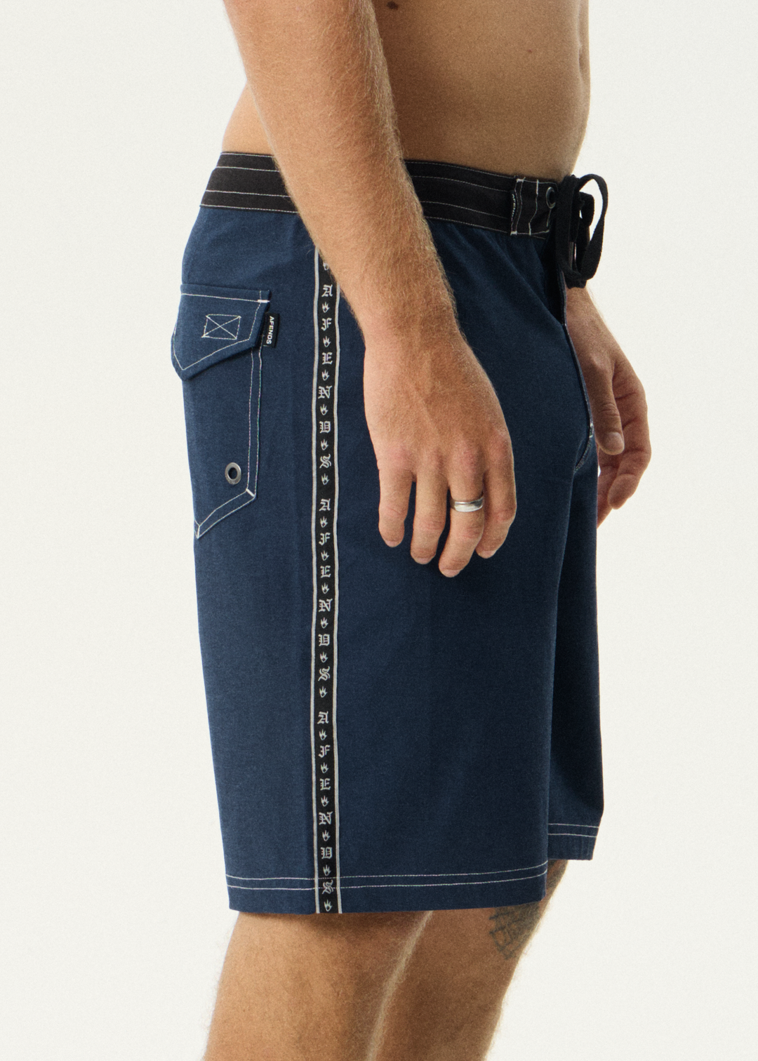 The Wreck - Fixed Waist Boardshort 20" - Navy