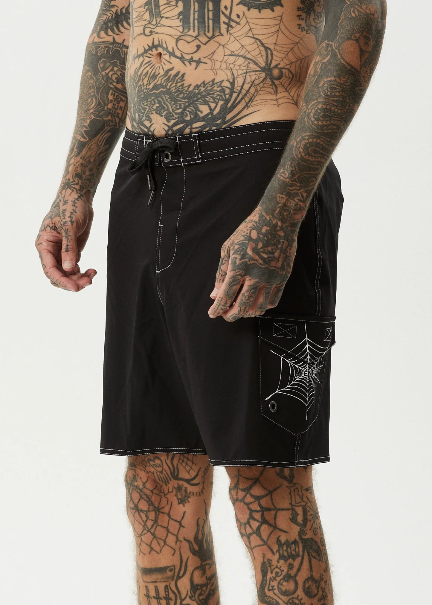 Webhead Surf Related Boardshorts 18" - Black