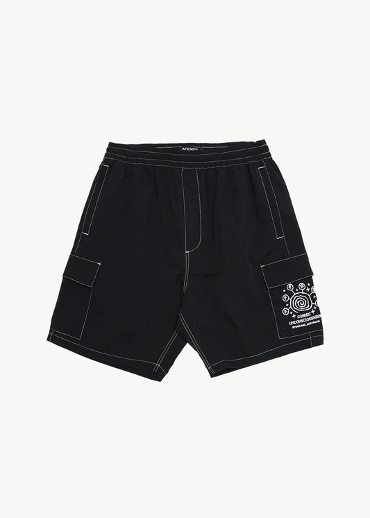 Cosmic Cargo Baywatch Swim Short - Black