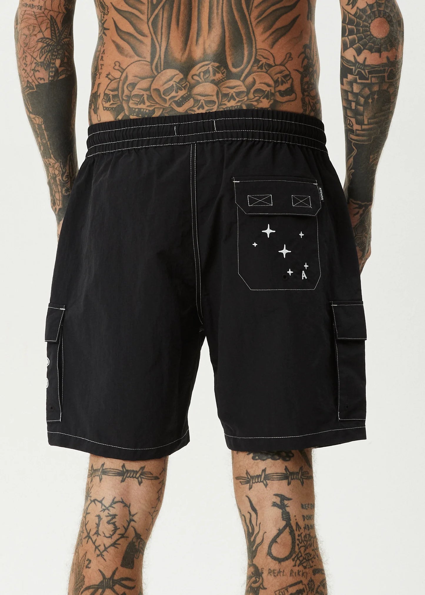 Cosmic Cargo Baywatch Swim Short - Black