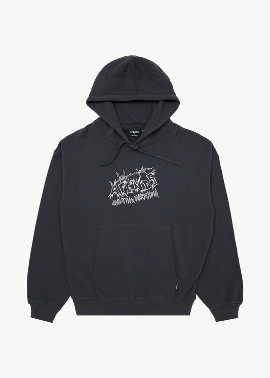 Moments Boxy Hoodie - Charcoal