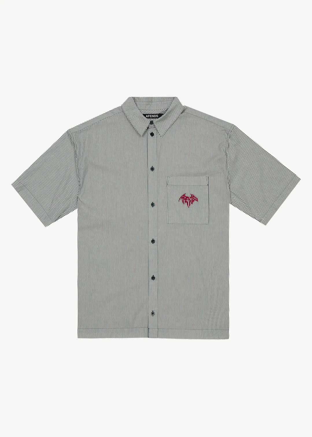 Bats - Striped Short Sleeve Shirt - Fuel