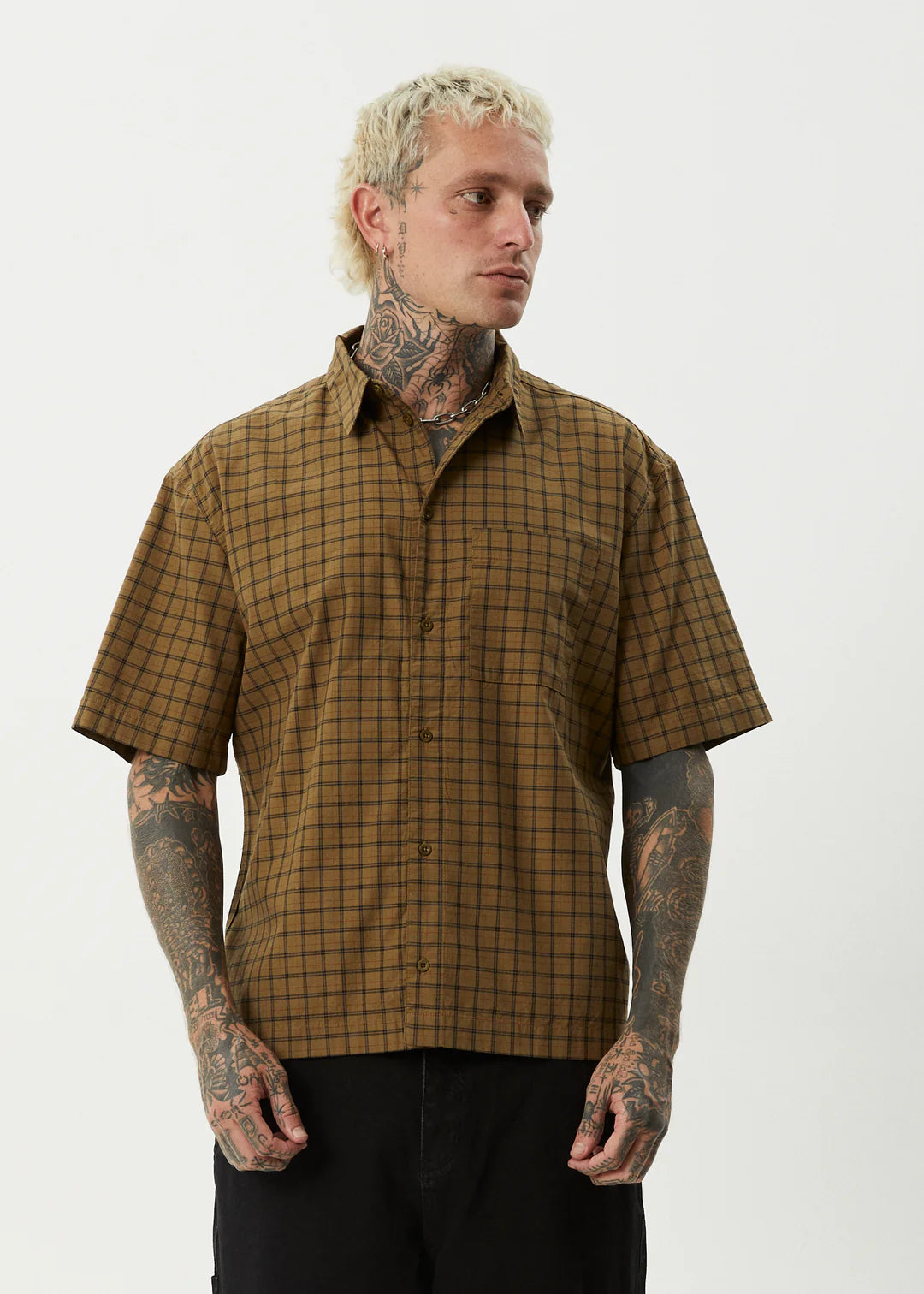 Challenger - Check Short Sleeve Shirt - Elmwood