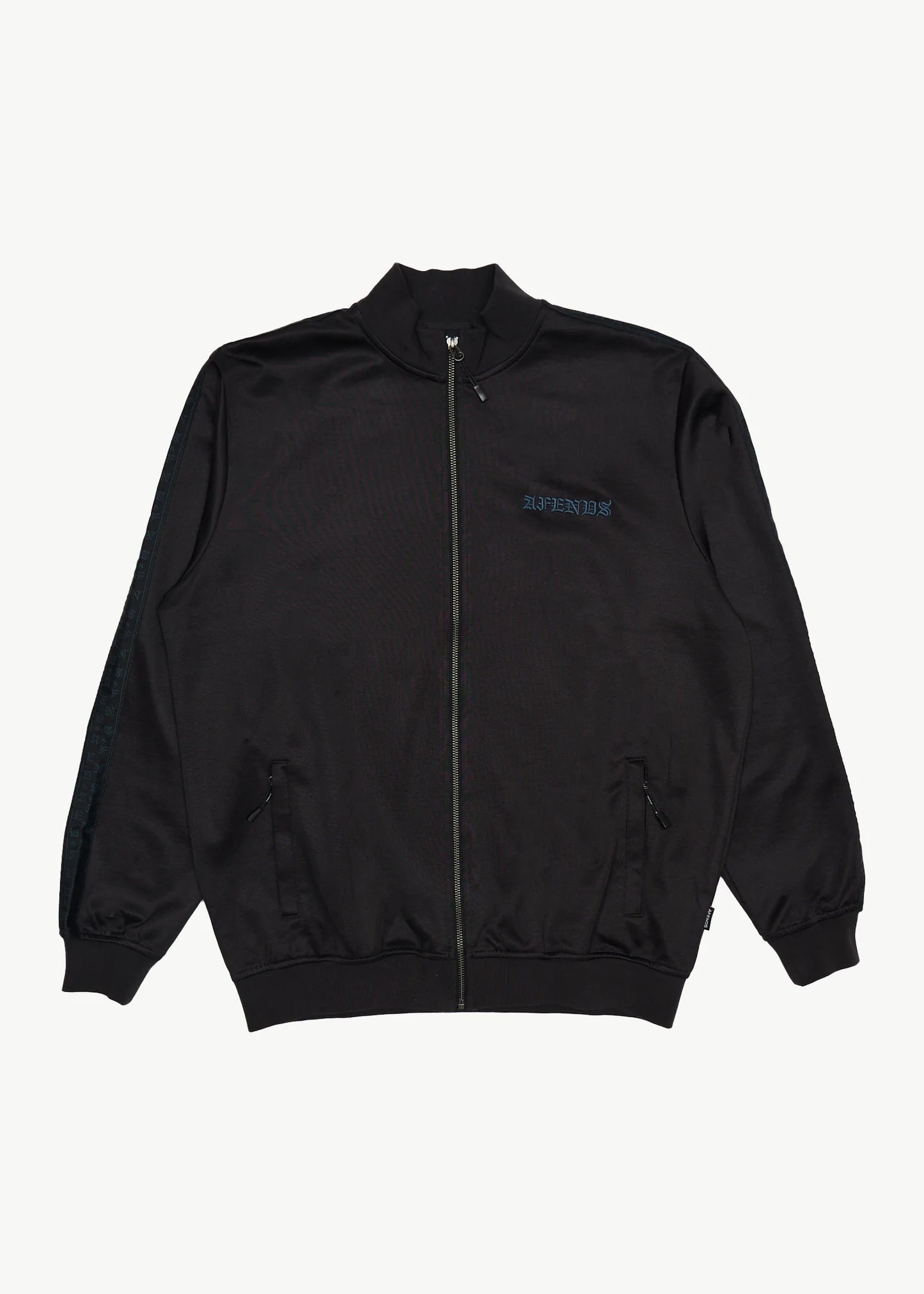 Spinal Track Zip Up Jacket - Black