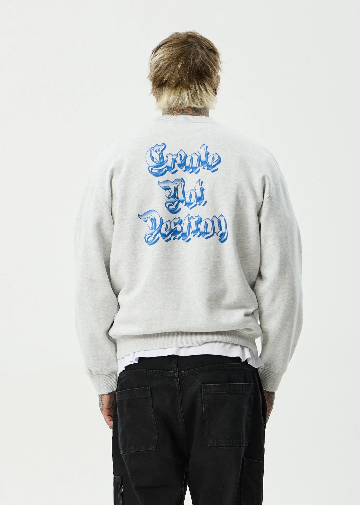 Created - Crew Neck - Grey Marle