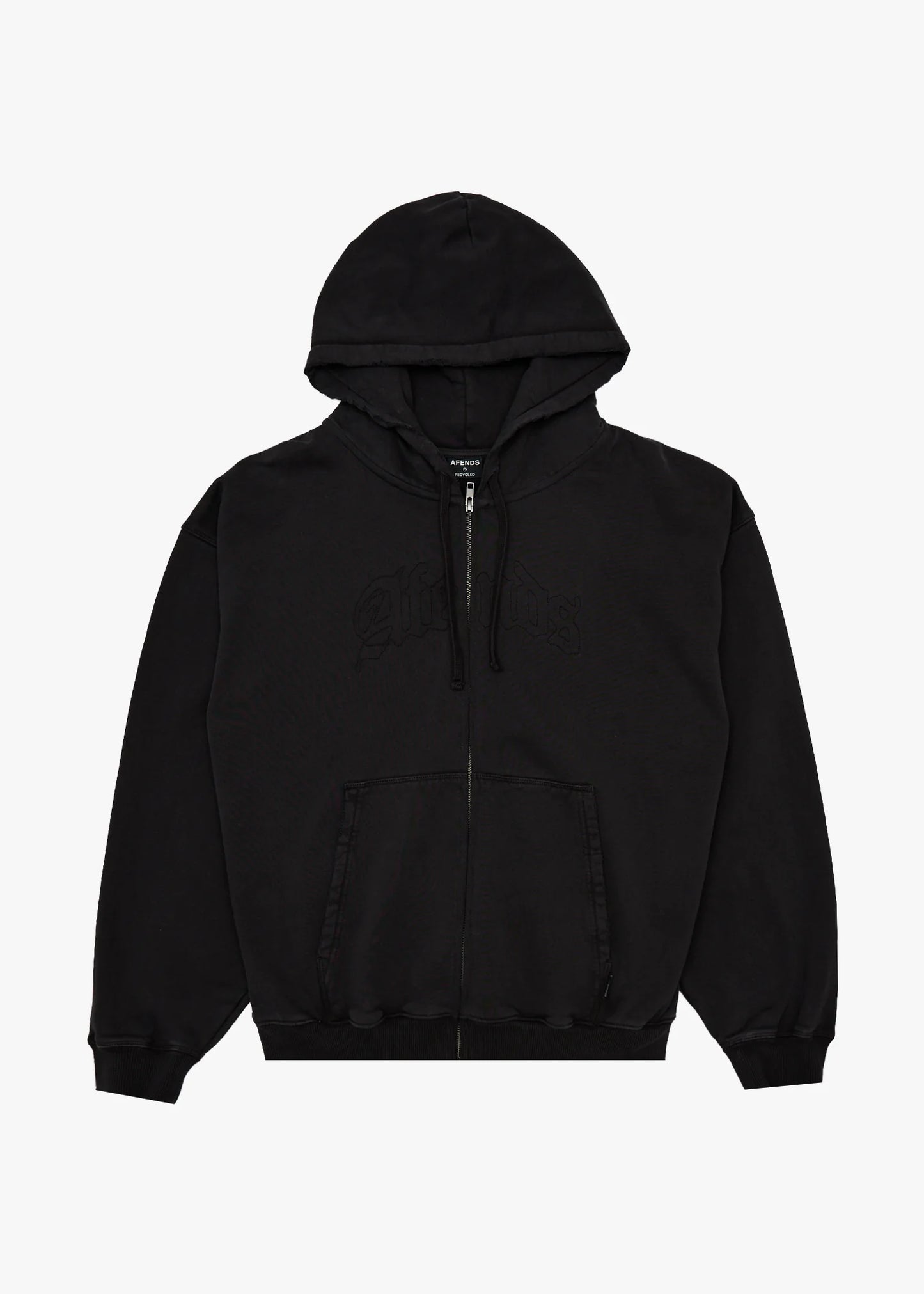 Resistance Heavyweight Boxy Zip Hood - Black