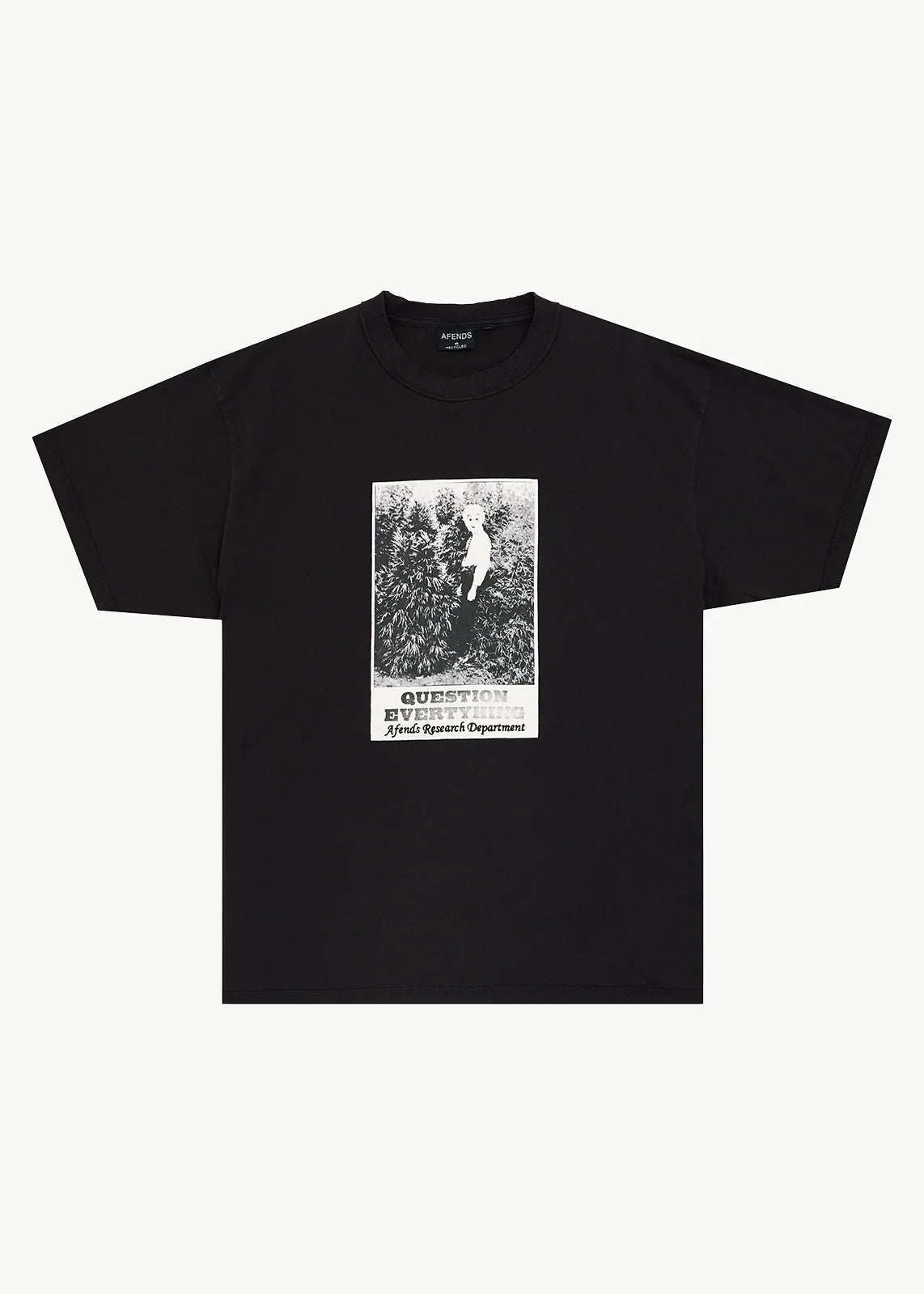 Research - Heavyweight Boxy Tee - Stone Black