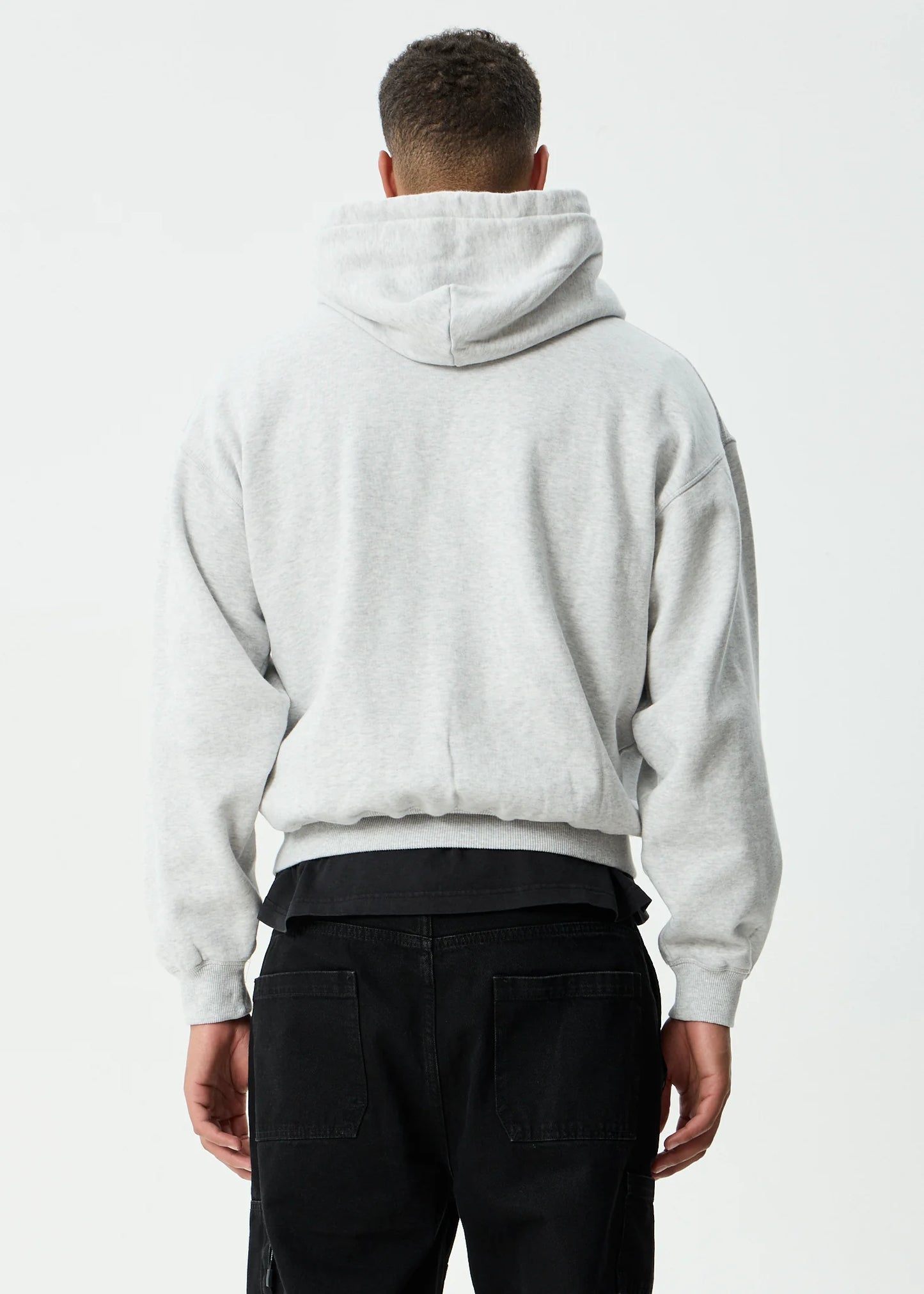 Supply - Pull On Hood - Grey Marle