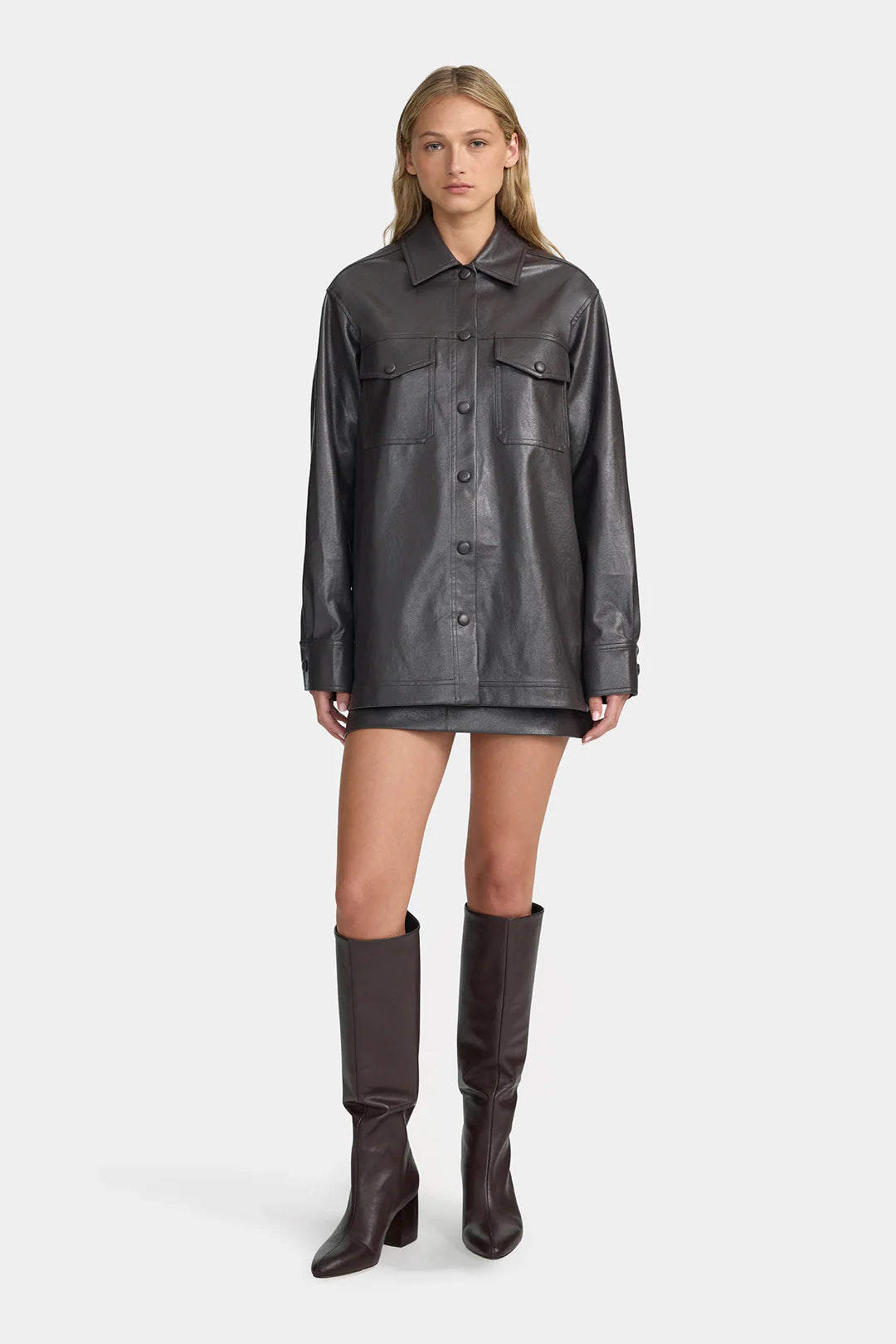 Marshall Pu Shacket - Graphite