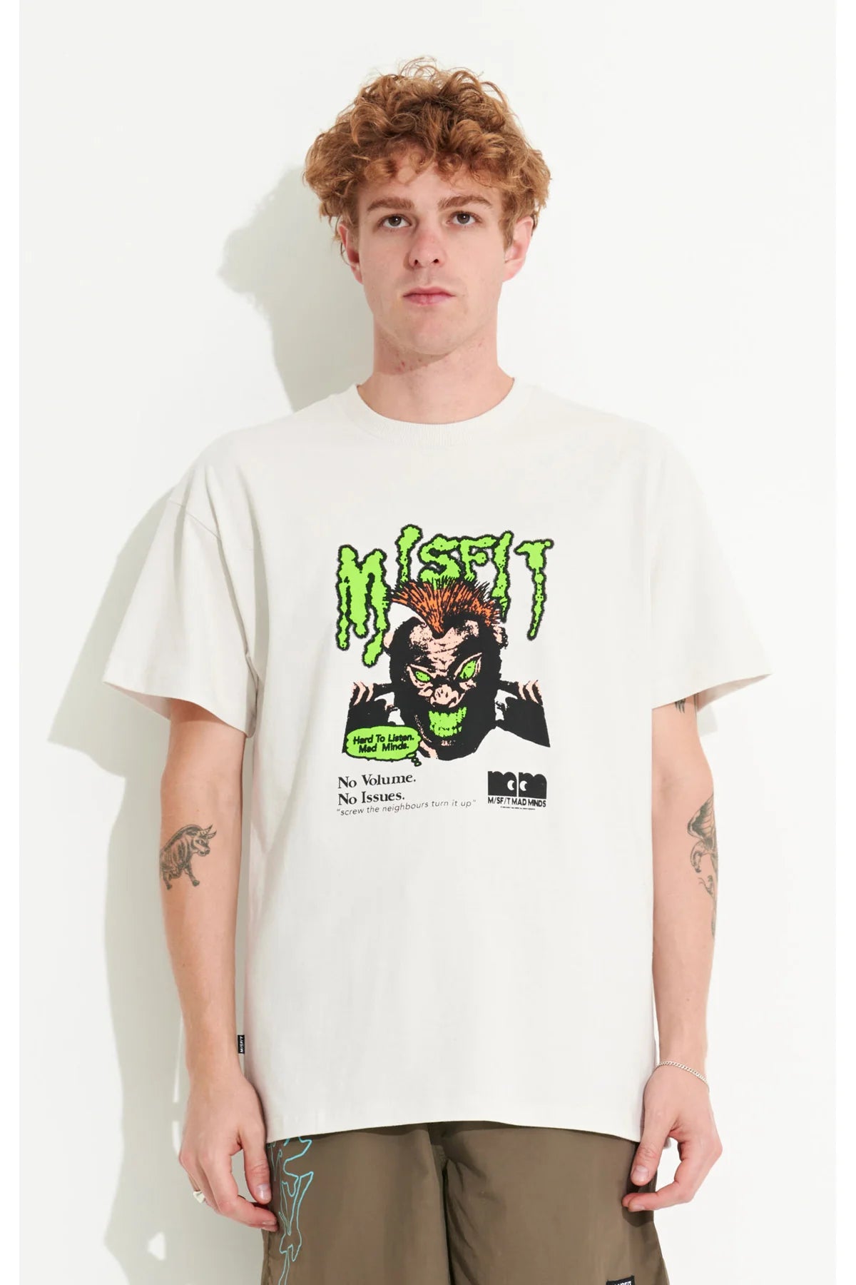 New Issues 50/50 SS Tee - Thrift White