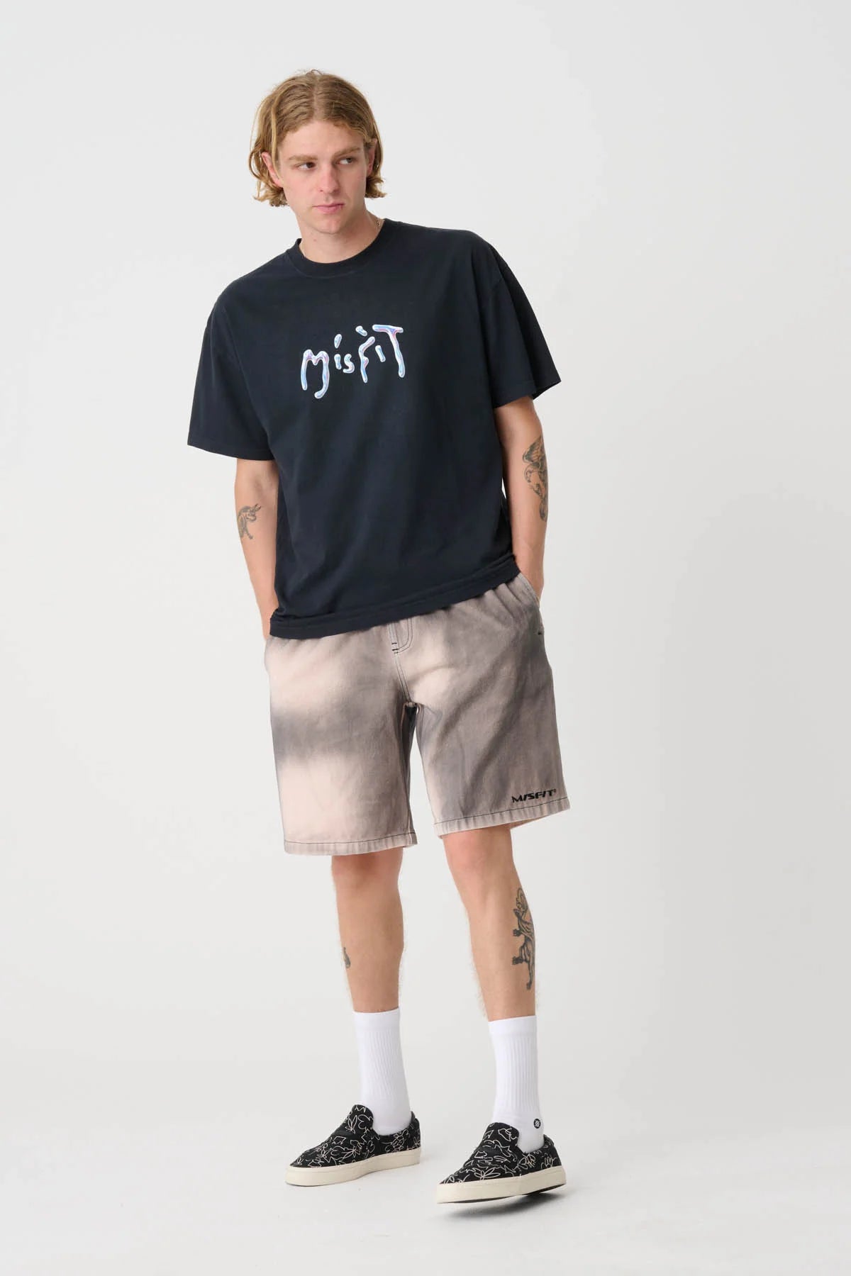 Liquid Chrome Men's Tee - Thrift Black