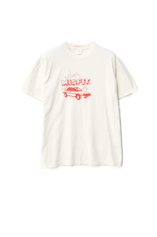 Burning Desires Tee - Thrift White