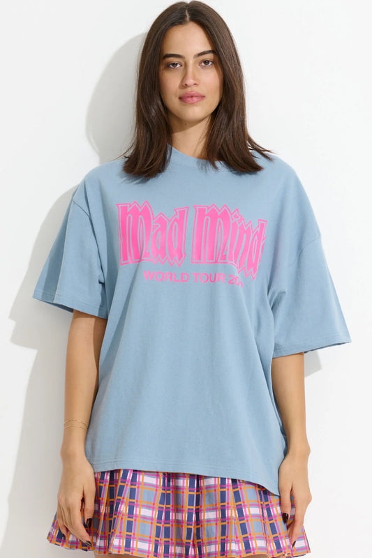 Motor Nerve OS Tee - Faded Blue