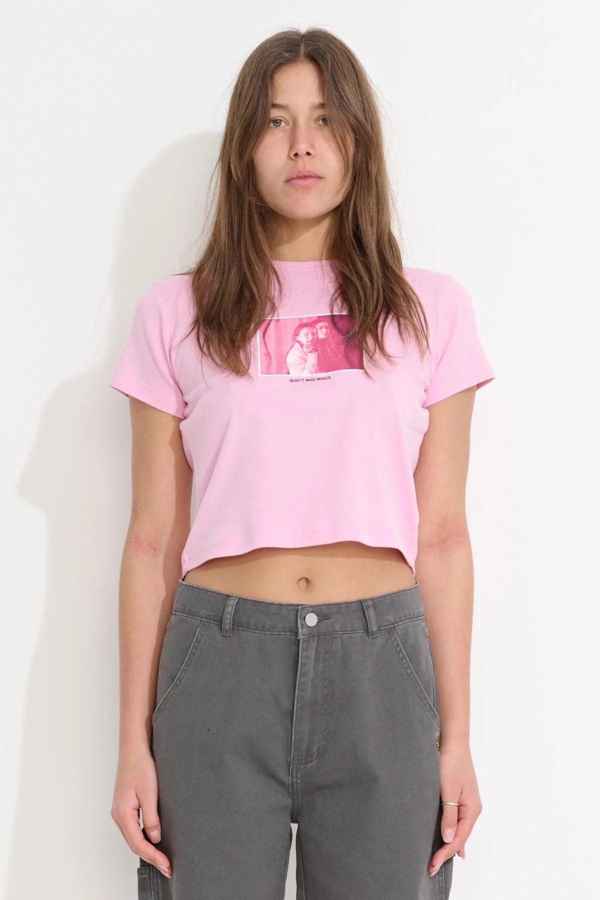 Takes Two Rib Tee - Baby Pink