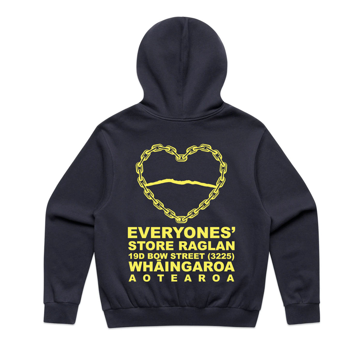 Karioi Box Hood - Navy/Kōwhai