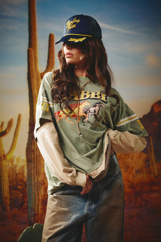 The Neigh Sayer Long Sleeve Tee - Green