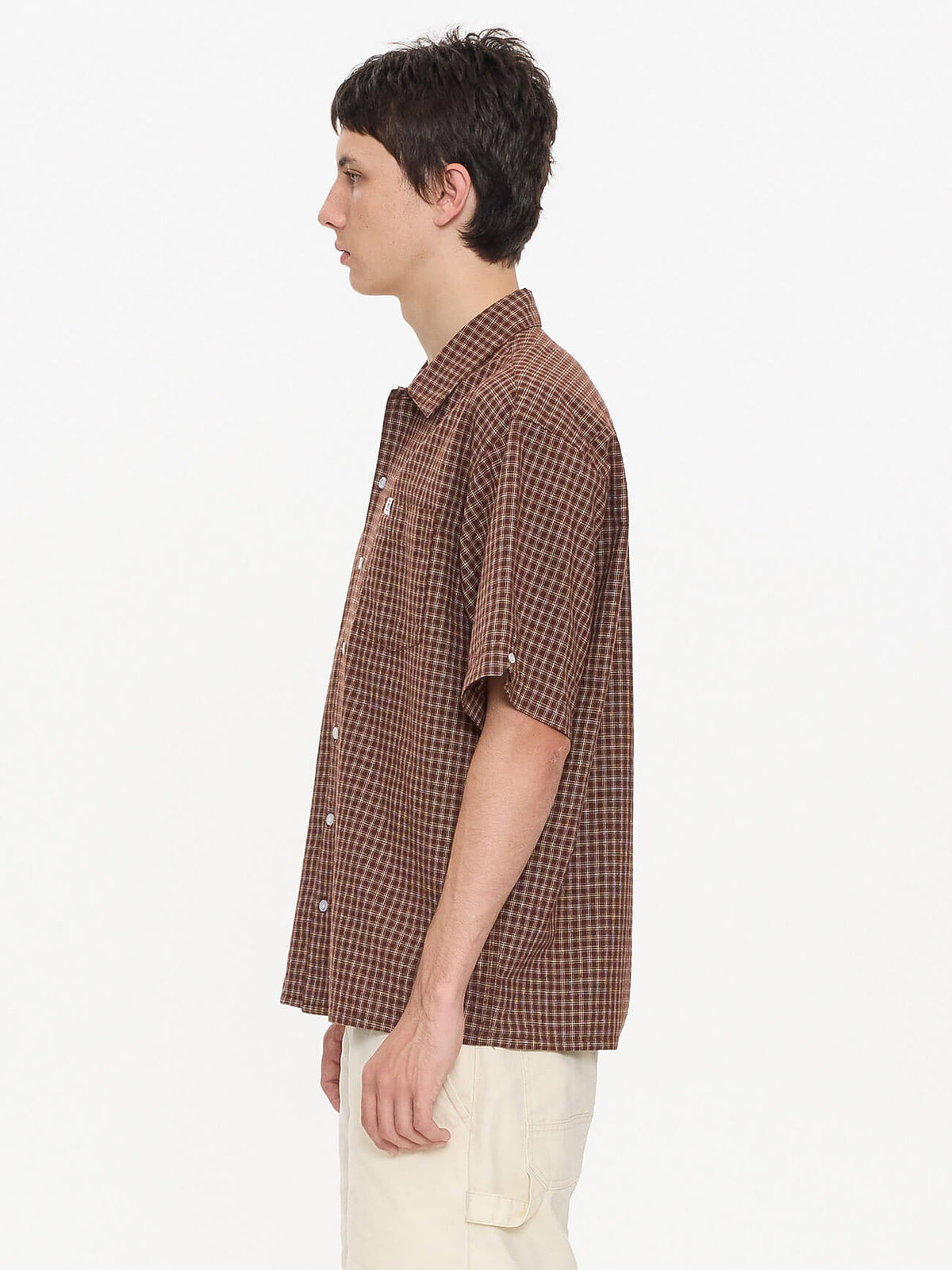 Cherub Short Sleeve Shirt - Brown