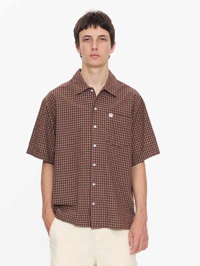 Cherub Short Sleeve Shirt - Brown