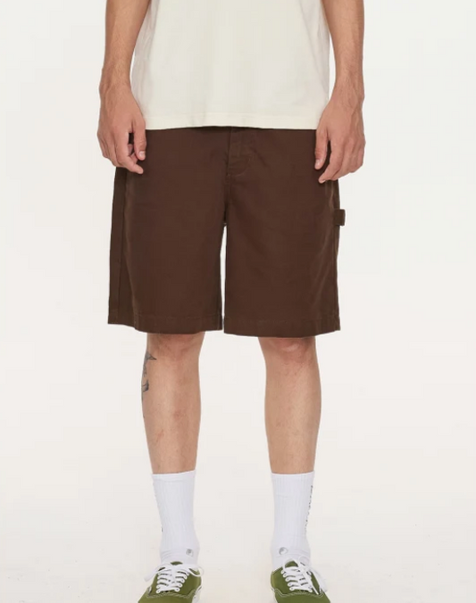 Canvas Utility Short - Choc Brown
