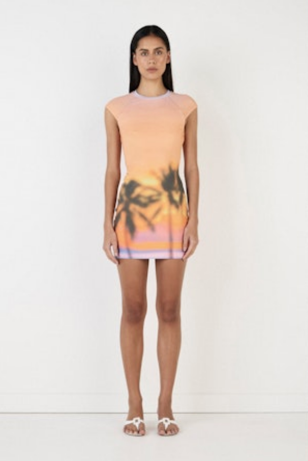 Vespa Mini Dress - Sunset Boulevard