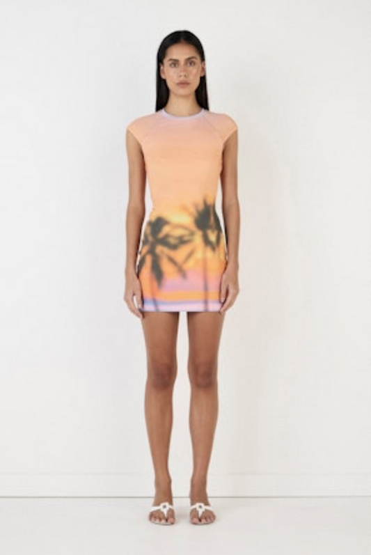 Vespa Mini Dress - Sunset Boulevard