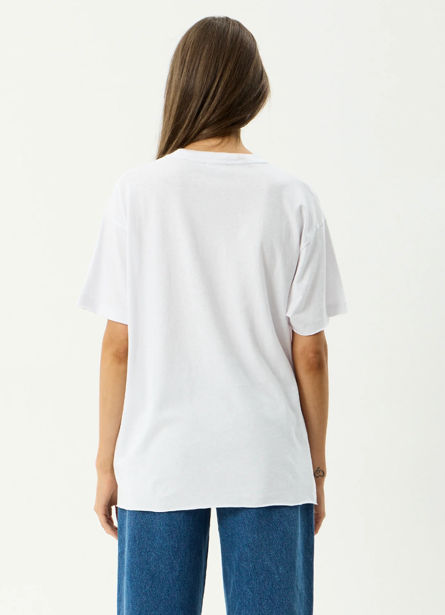 Zephyr - Oversized Hemp Tee - White