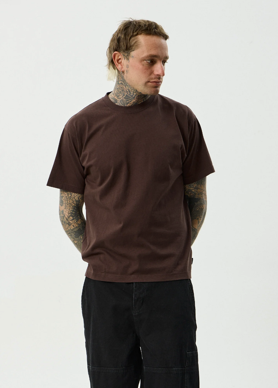 Genesis - Heavyweight Boxy Tee - Coffee