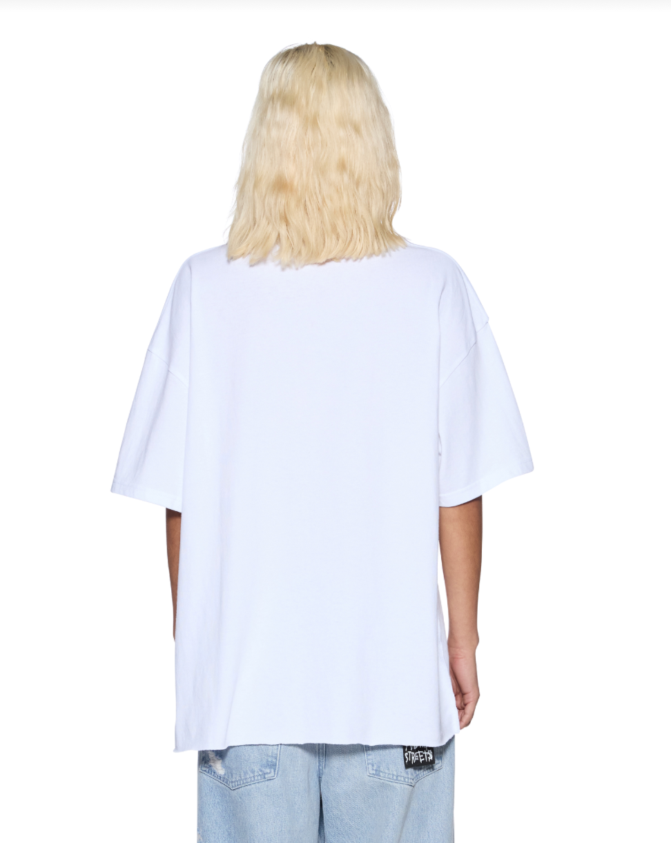 Sott Stamp Boyfriend SS Tee - White