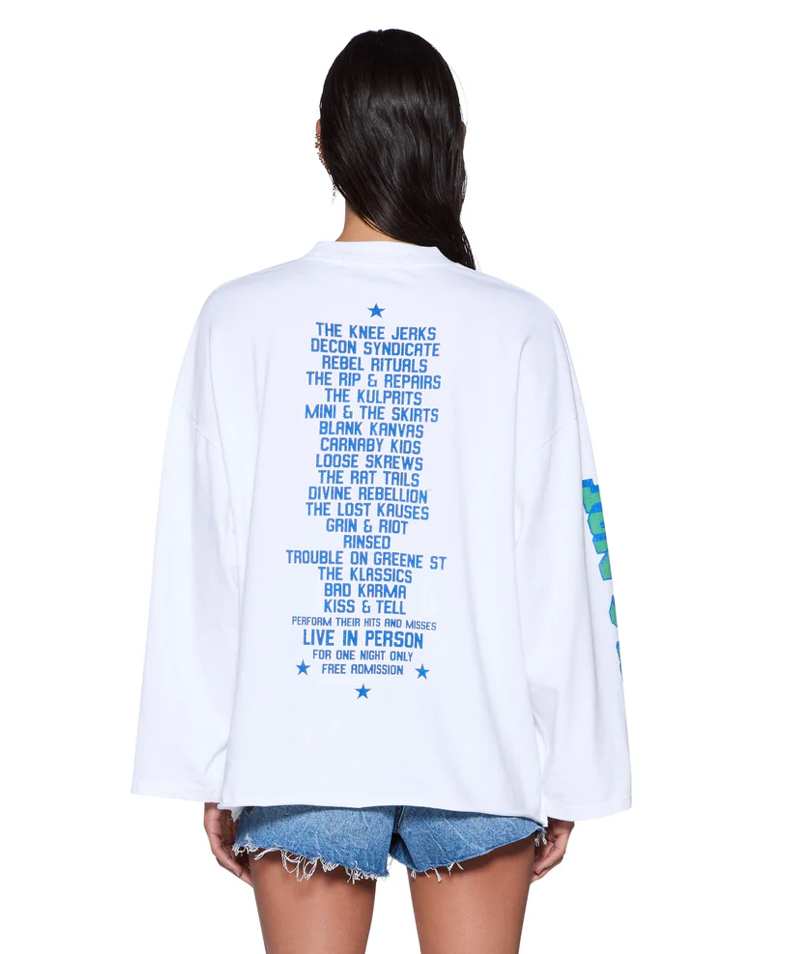 Kstudio Boyfriend Ls Tee - White