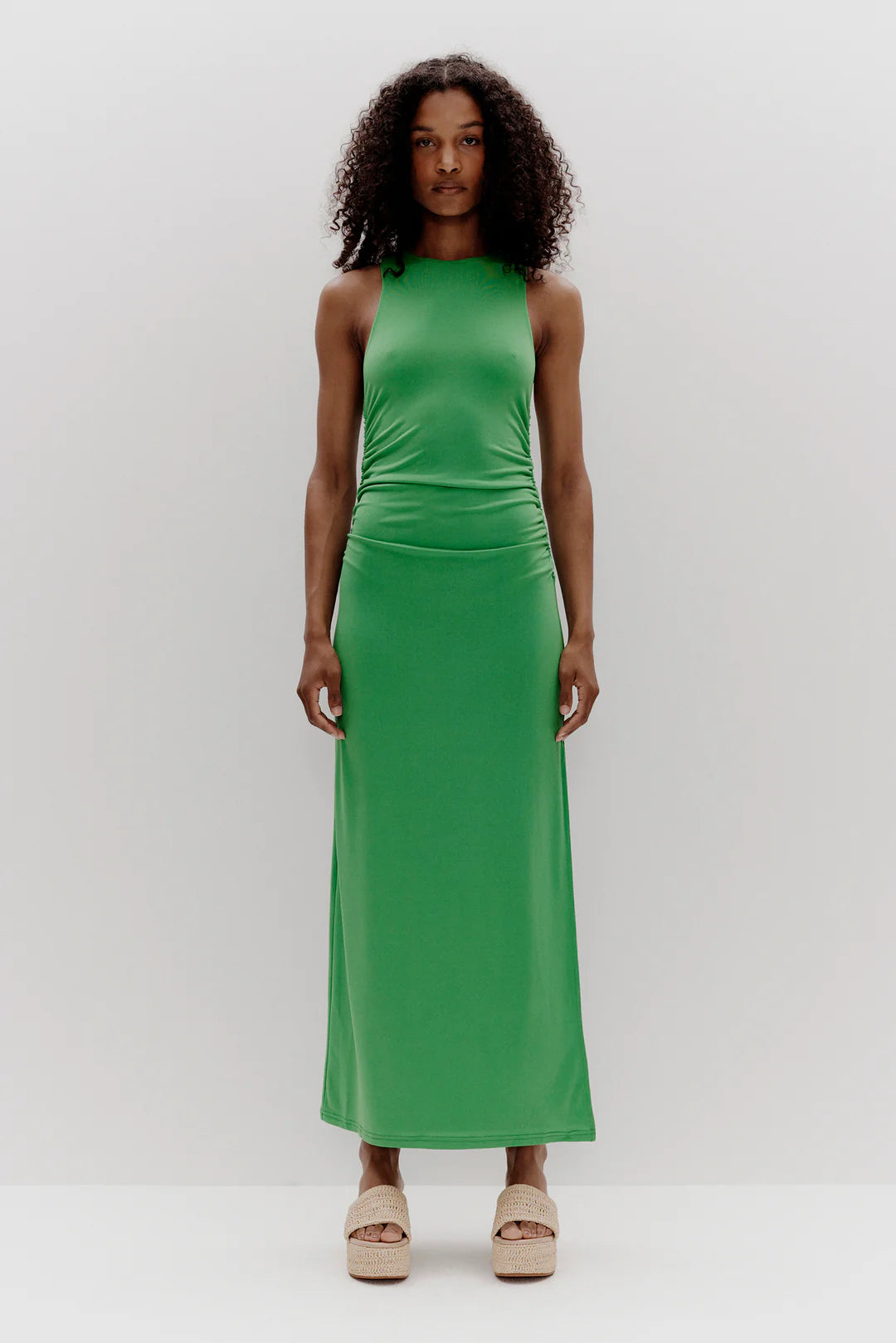 Verity Maxi Dress - Green Apple