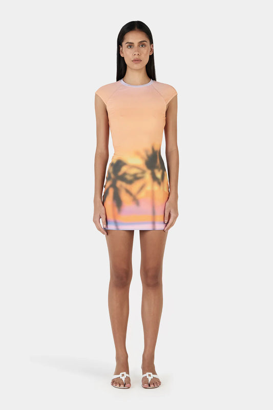 Vespa Mini Dress - Sunset Boulevard