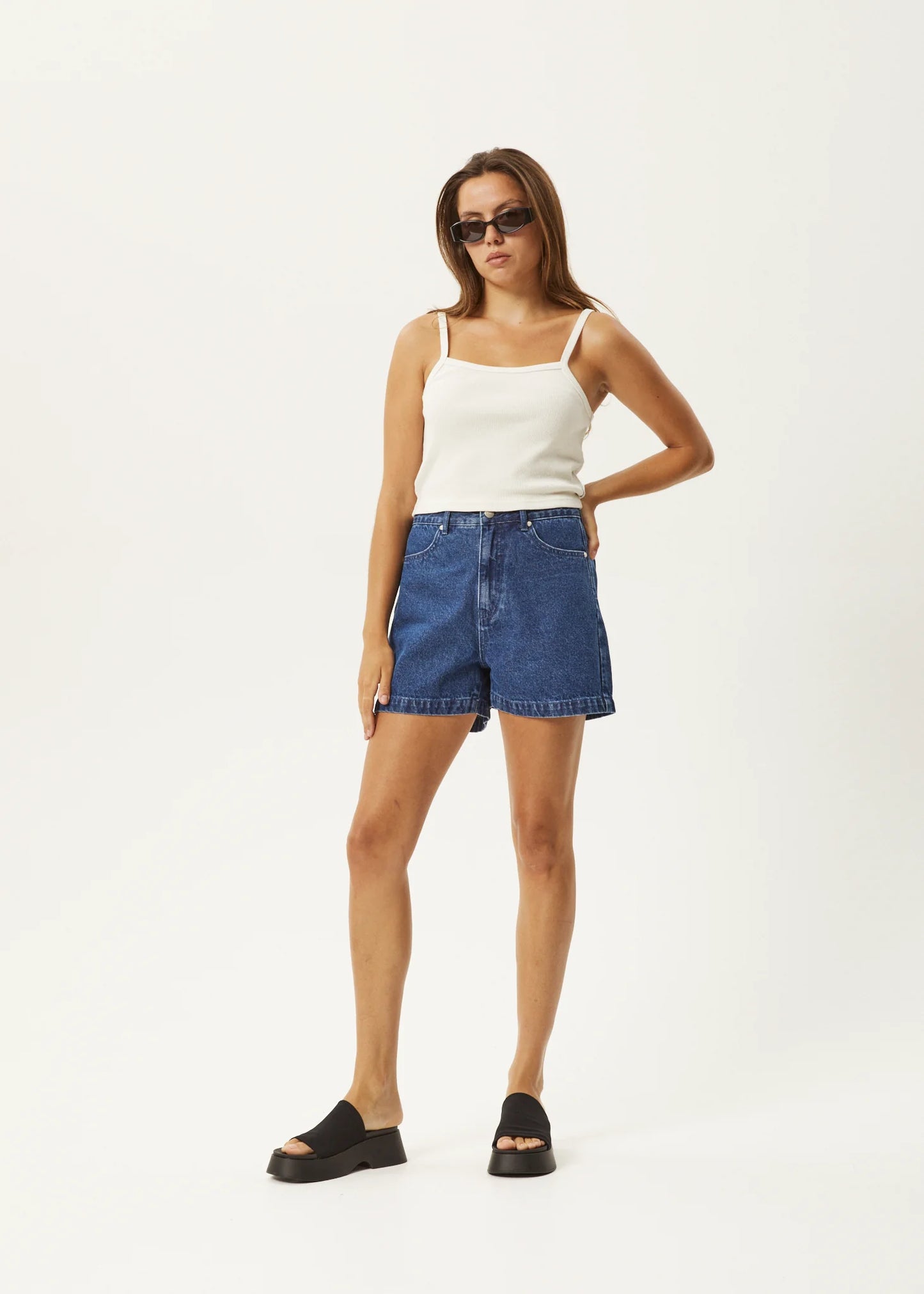 Seventy Threes Denim Shorts - Authentic Blue