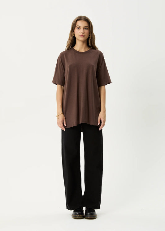 Slay Oversized Tee - Coffee