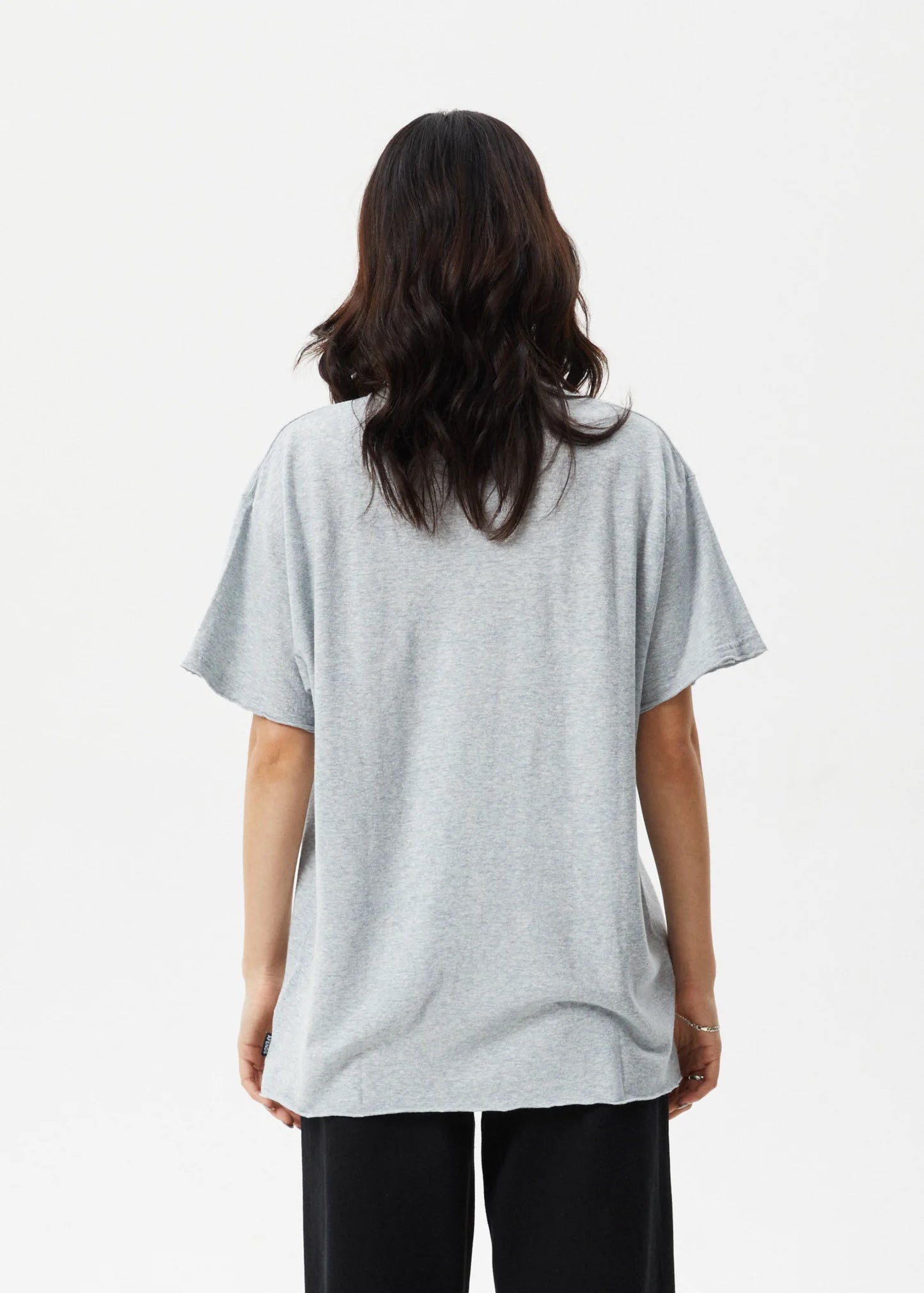 Slay Oversized Tee - Shadow Grey Marle