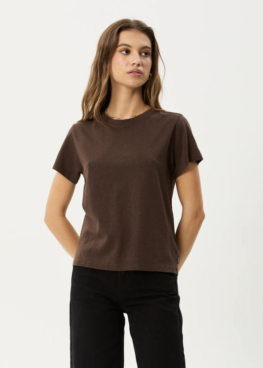 Eden - Hemp Regular Tee - Coffee
