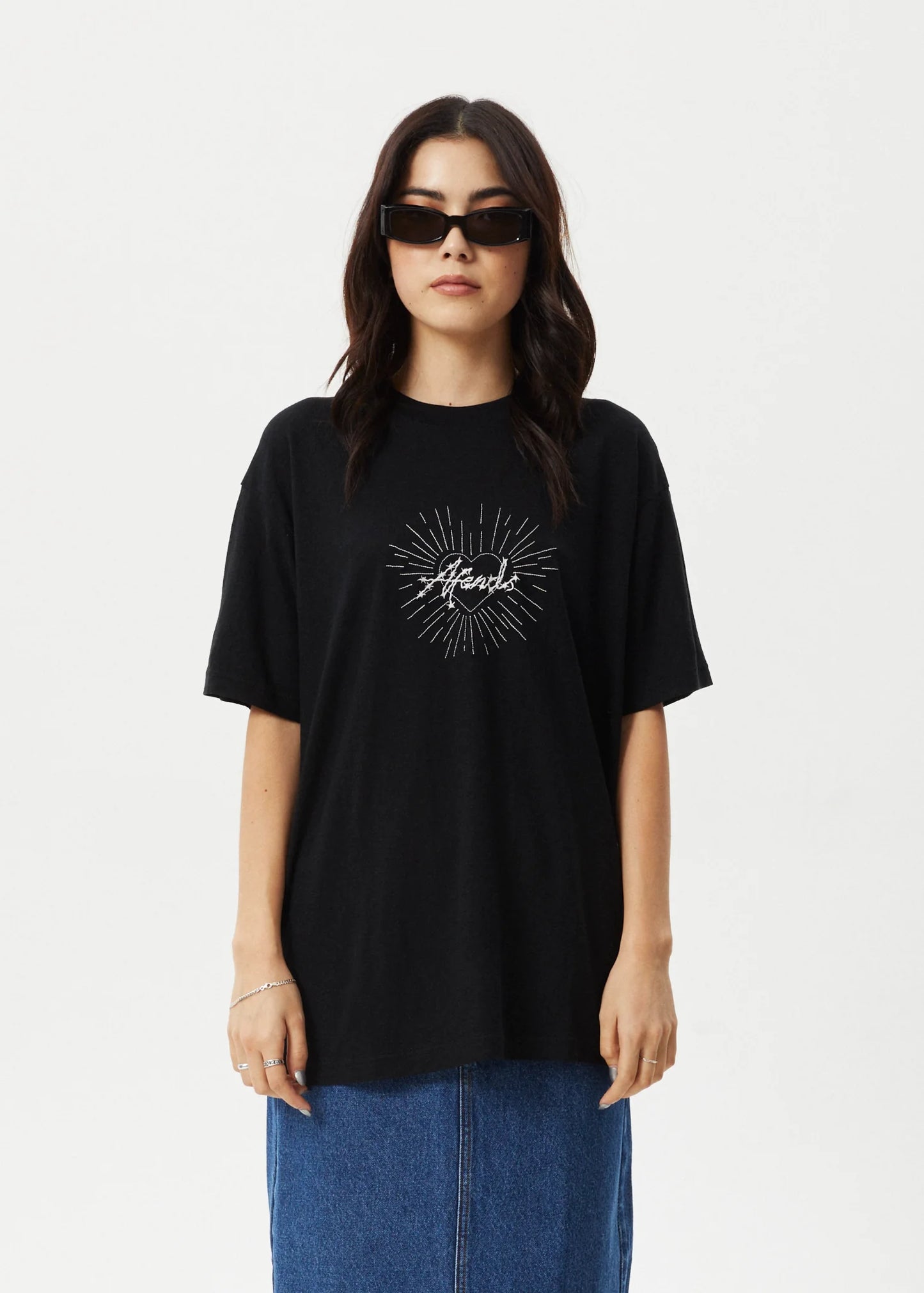 Pulse Oversized Tee - Black