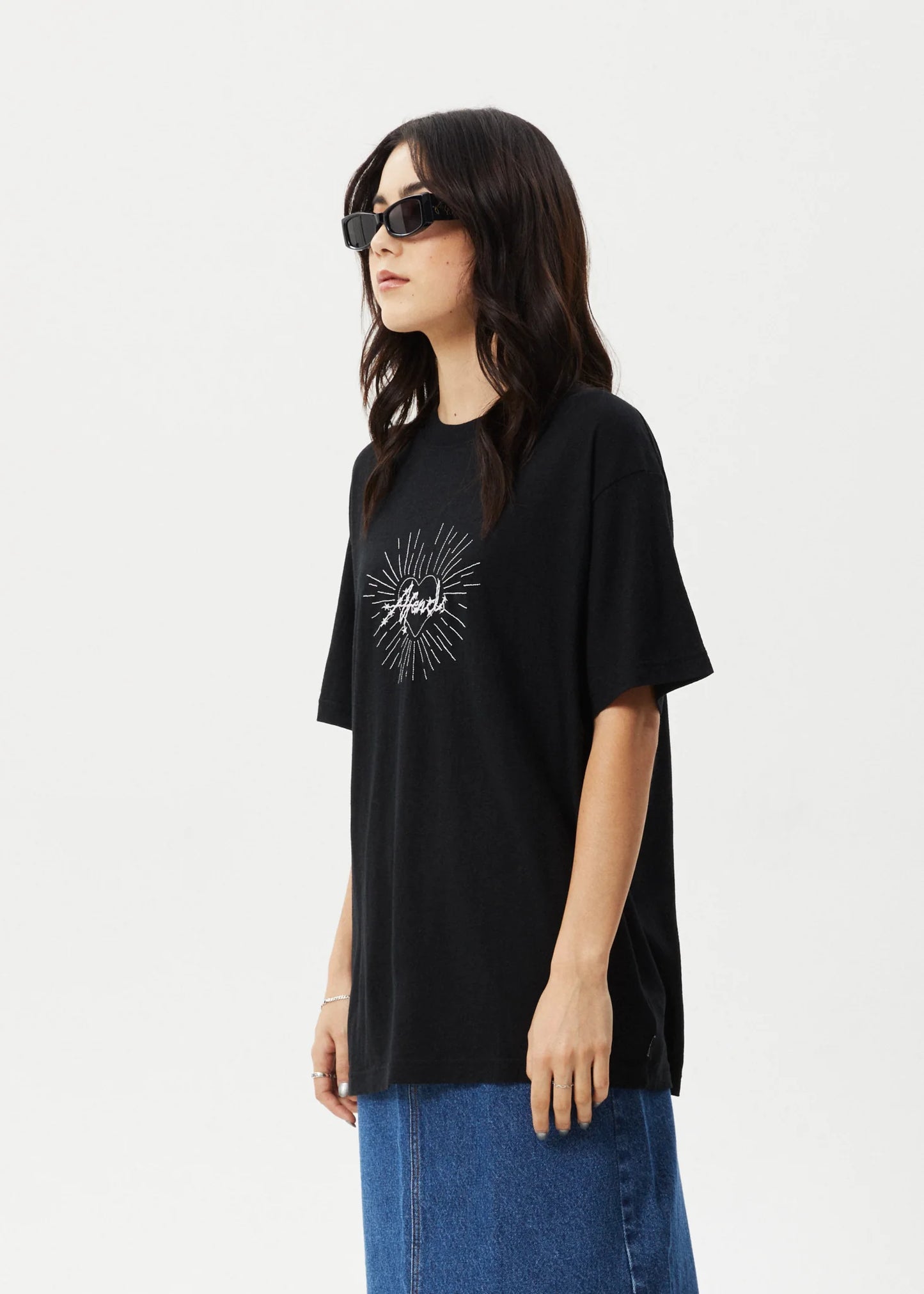 Pulse Oversized Tee - Black