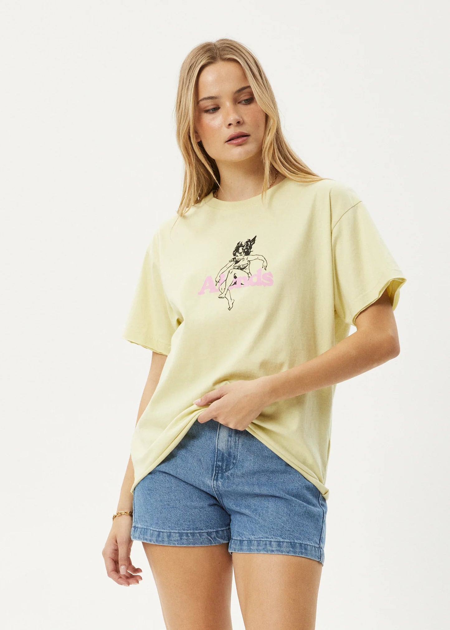 No Fury Oversized Tee - Lemongrass