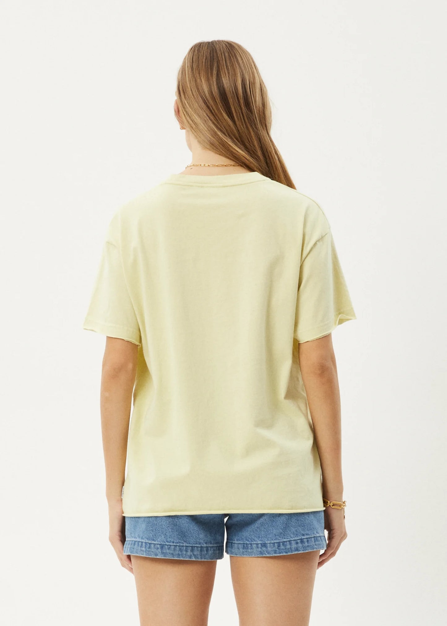 No Fury Oversized Tee - Lemongrass