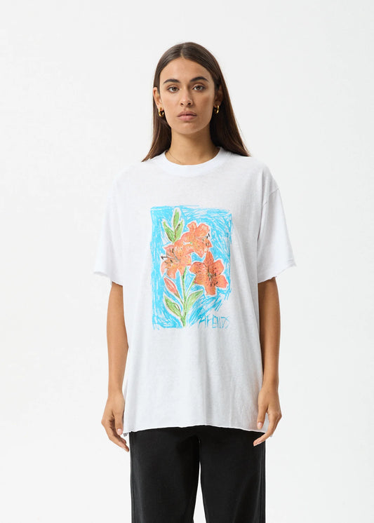 Still Life Oversized Tee - White