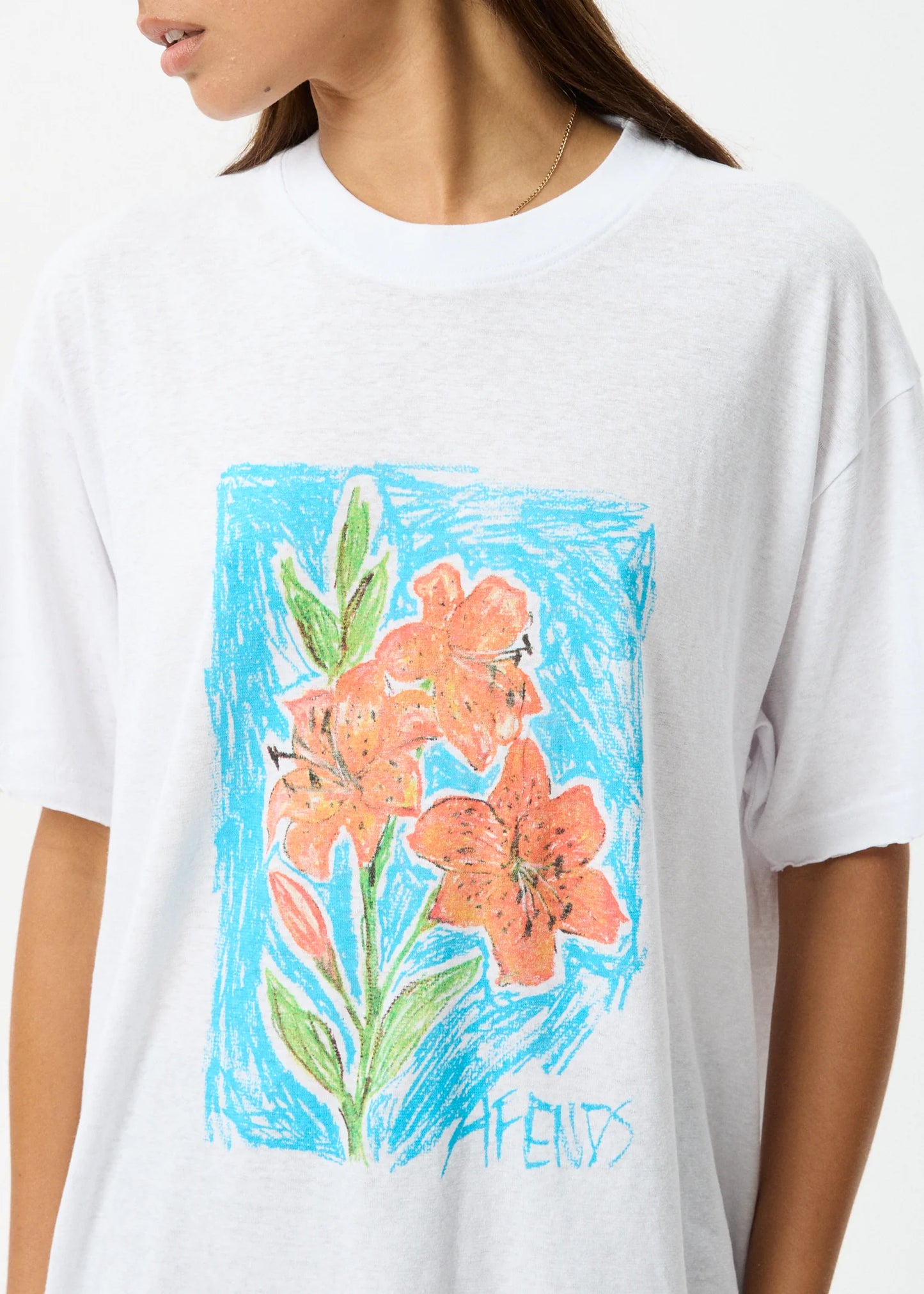 Still Life Oversized Tee - White