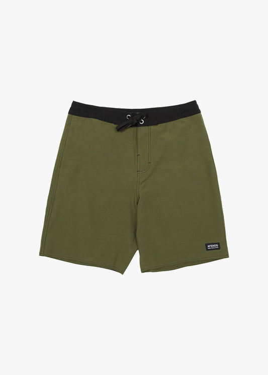 Surf Related Fixed Wait Boardshort 20" - Military