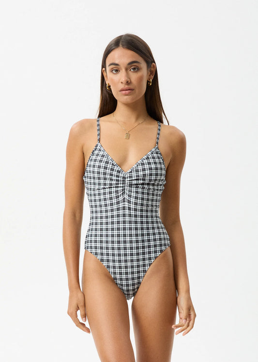 Asher One Piece - Black Check