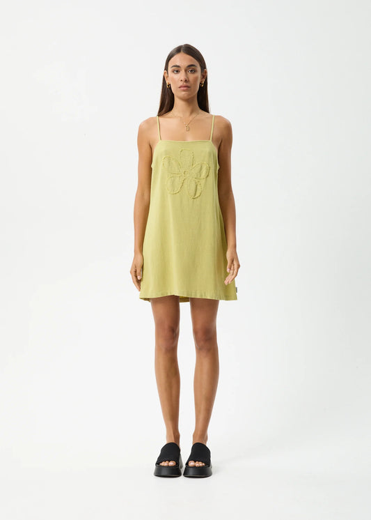 Amaya Mini Dress - Lemongrass